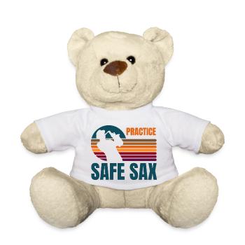 Vintage Practice Safe Sax Saxophone Essential - Nounours - blanc - Devant
