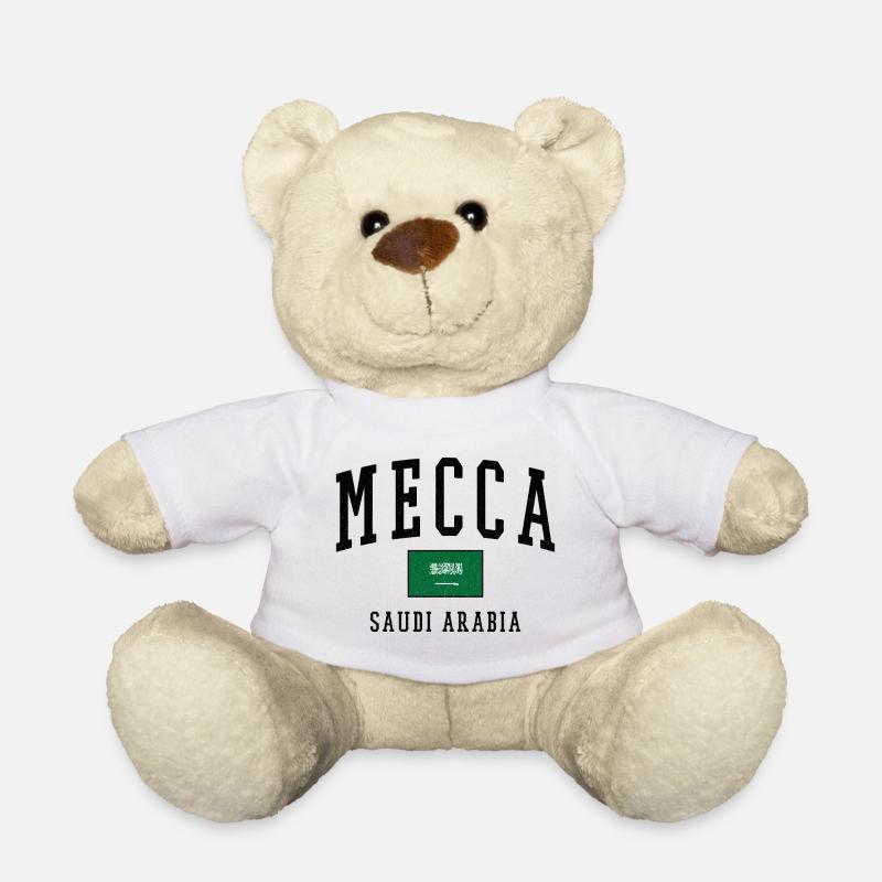 Mecca Saudi Arabien Flagge Design - Teddy - Weiß