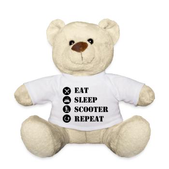 E-Scooter E-Roller Scooter - Nounours - blanc - Devant