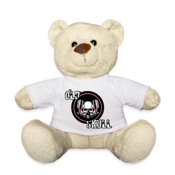 old skull 2 - Nounours - blanc - Devant