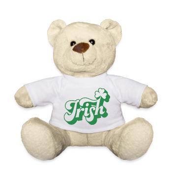 Cadeau de la Saint-Patrick Trèfle Hommes, Femmes, Enfants - Nounours - blanc - Devant