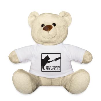 Cat Cats Citation Best Cat Friends Gift - Nounours - blanc - Devant