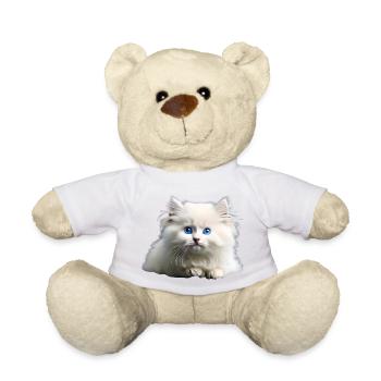 Chat bébé mignon - Nounours - blanc - Devant