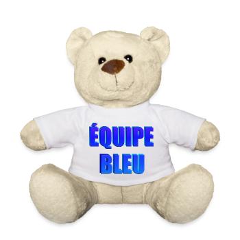 équipe bleu - Nounours - blanc - Devant