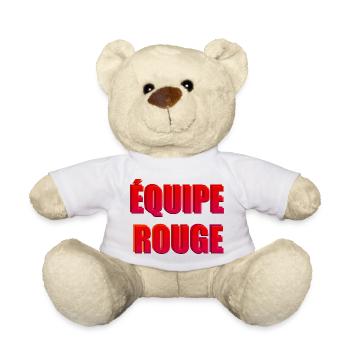 équipe rouge - Nounours - blanc - Devant