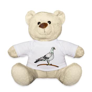 Vogel - Teddy - Weiß - Vorne