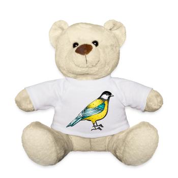 Oiseau - Nounours - blanc - Devant