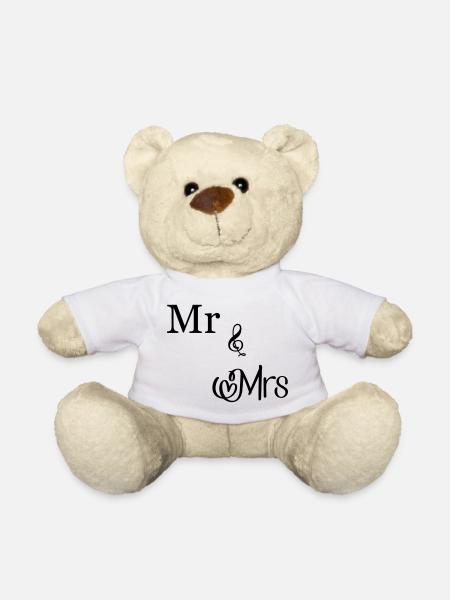 Mr and Mrs - Teddy - Weiß