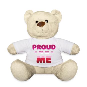Lesbischer Stolz, ich zu sein - Pride Month - Teddy - Weiß - Vorne