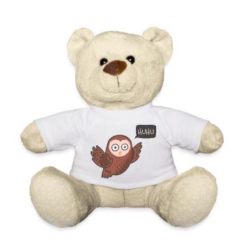 Eule - Teddy - Weiß - Vorne