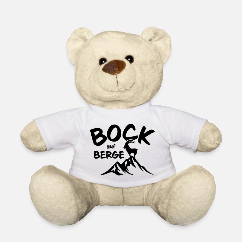 Bock auf Berge - Teddy - Weiß