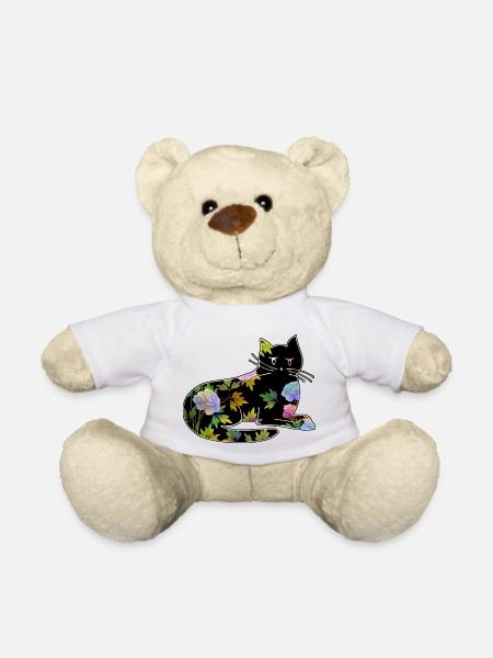 Cat - Teddy Bear - white