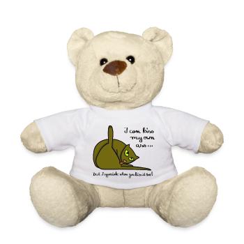 Freche Katze - Teddy - Weiß - Vorne