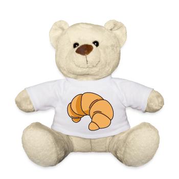 Croissant - Teddy Bear - white - Front