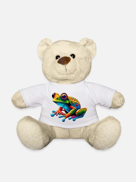 Frosch - Teddy - Weiß