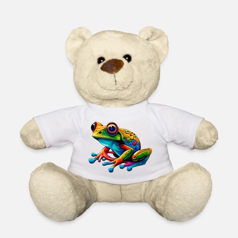 Frosch - Teddy - Weiß