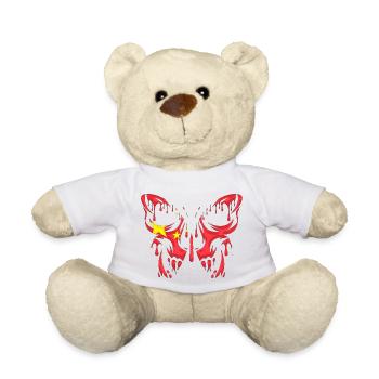 China Country Flag Official States Continent - Teddy Bear - white - Front