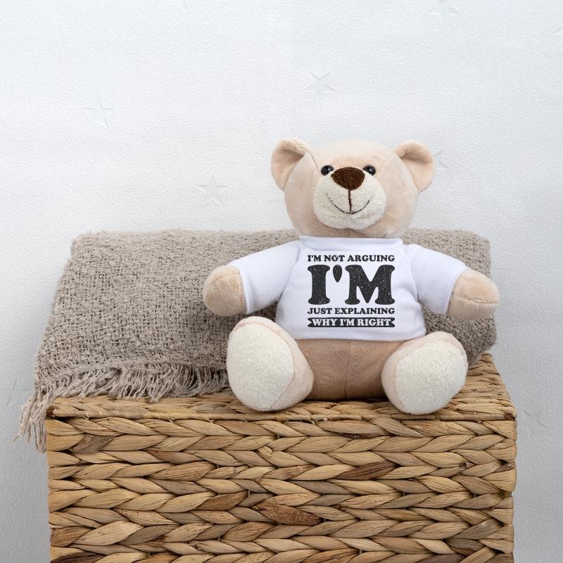 I'm Not Arguing. I'm Just Explaining Why I'm Right Teddy
