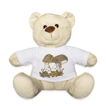 Pilze - Teddy - Weiß - Vorne