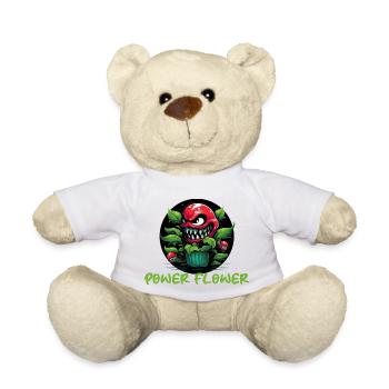 Plante à fleurs de puissance - Nounours - blanc - Devant