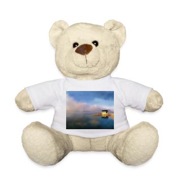 Lake Pontoon Pier - Teddy Bear - white - Front
