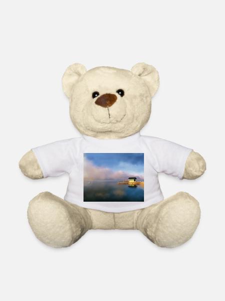 Lake Pontoon Pier - Teddy - Weiß
