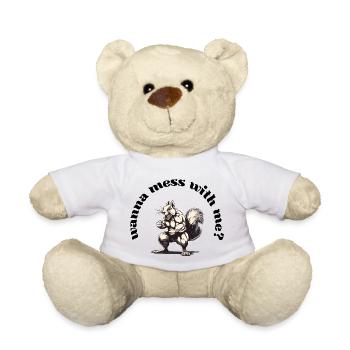 Tu veux jouer avec moi ? - Nounours - blanc - Devant