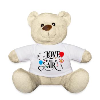 Il y a de l’amour dans l’air - Nounours - blanc - Devant