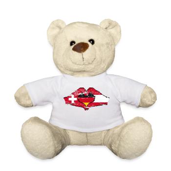Suisse Autriche Allemagne Mains Herzused - Nounours - blanc - Devant