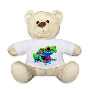 Frog - Teddy Bear - white - Front
