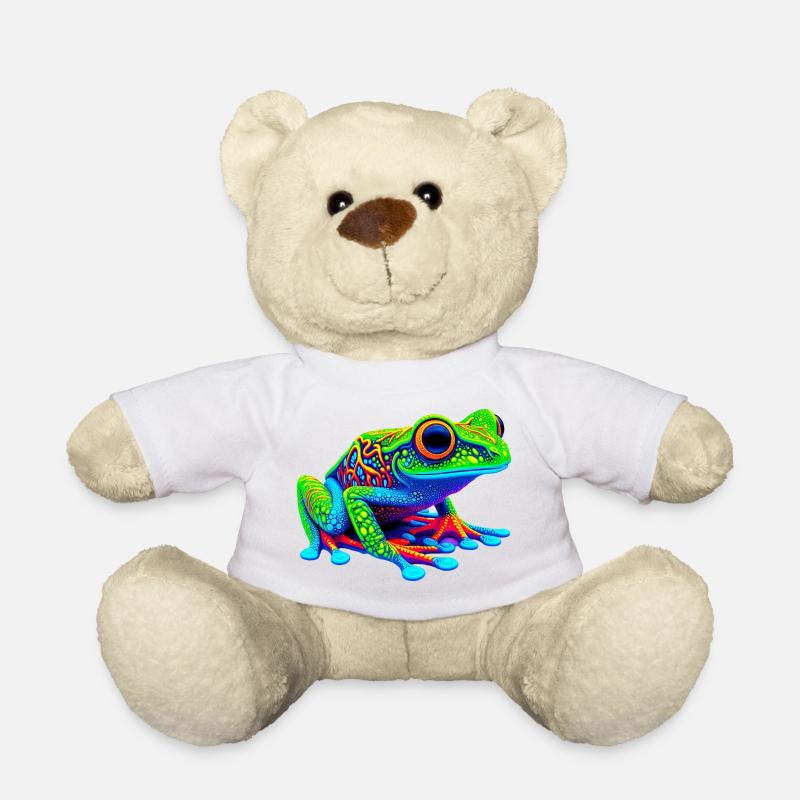 Grenouille - Nounours - blanc