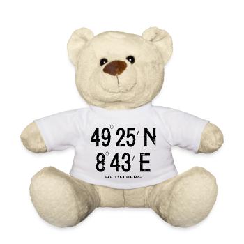Mannheim Monnem Mannheimat - Teddy - Weiß - Vorne