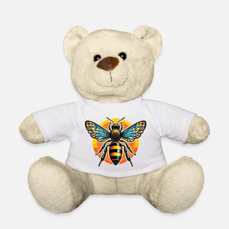 Biene - Teddy - Weiß