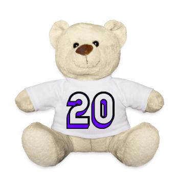 20. 20 JAHRE. 20-JÄHRIGES JUBILÄUM. 20-JÄHRIGES JUBILÄUM. - Teddy - Weiß - Vorne