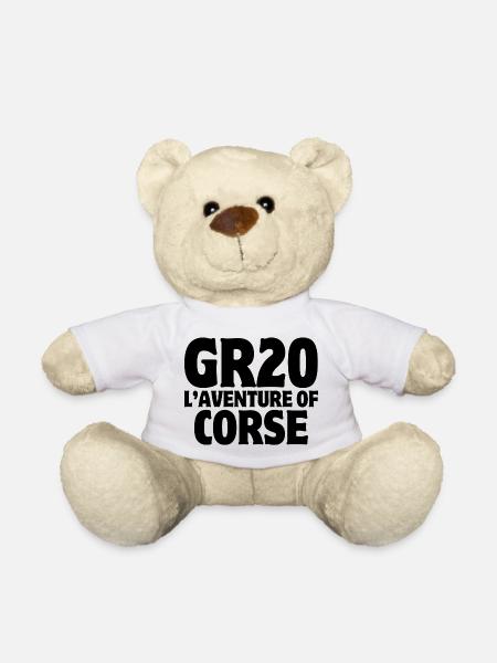 Corsica, island of beauty, GR20 - Teddy Bear - white
