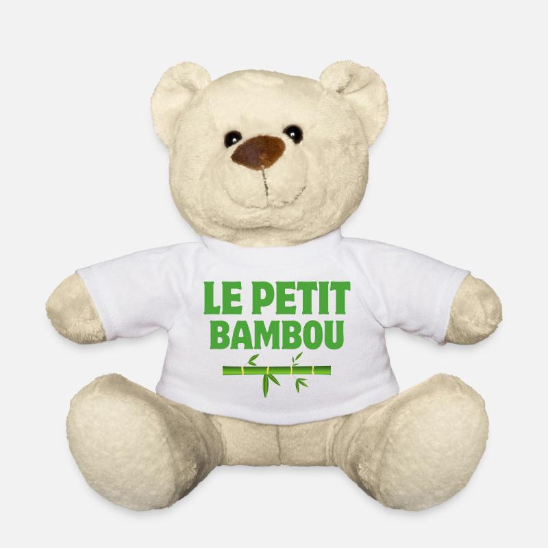 Zen, Meditation, Der kleine Bambus - Teddy - Weiß