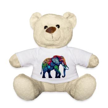 Elefant - Teddy - Weiß - Vorne