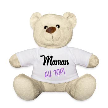 MAMAN. FÊTE DES MÈRES - Nounours - blanc - Devant
