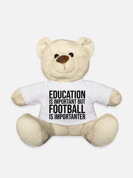 Fußball Fußball Fußball - Teddy - Weiß
