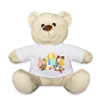 Strand Leben Sommer Vibe - Teddy - Weiß - Vorne