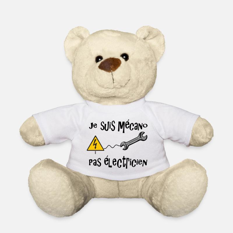 Mécanicien - Nounours - blanc