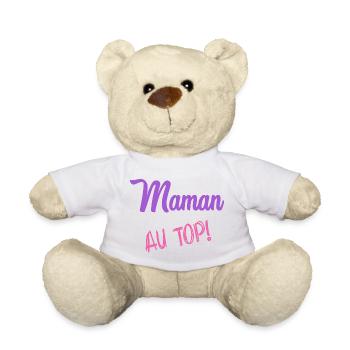 SCHÖNEN MUTTERTAG. MAMA. MUTTERTAG - Teddy - Weiß - Vorne