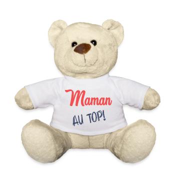 MAMA. MUTTERTAG. SCHÖNEN MUTTERTAG - Teddy - Weiß - Vorne
