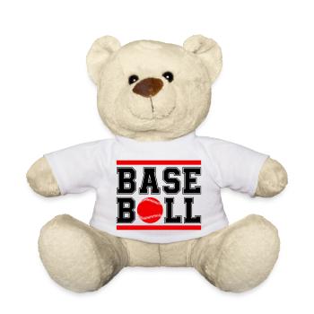Baseball 1 - Nounours - blanc - Devant