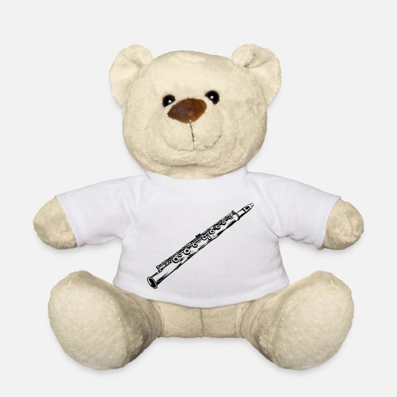 Flûte - Nounours - blanc