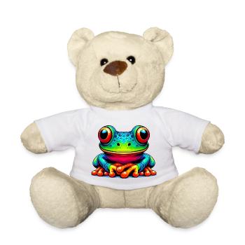Frog - Teddy Bear - white - Front