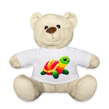 Turtle - Teddy Bear - white - Front