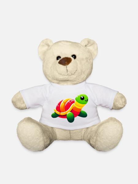 Schildkröte - Teddy - Weiß