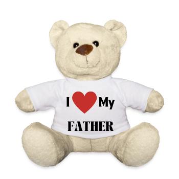 J’AIME MON PÈRE - Nounours - blanc - Devant