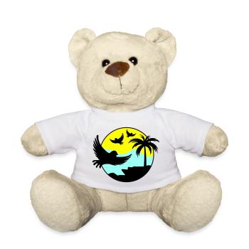 Oiseaux de paradis 02 - Nounours - blanc - Devant